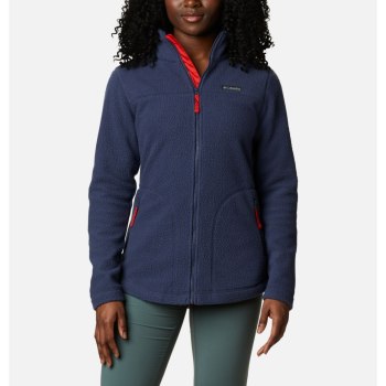 Columbia Ženske Jakne - Northern Reach Full Zip Sherpa Fleece Tamnoplave | UXGZ-16340